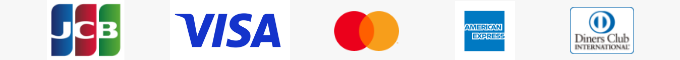 VISA・Mastercard・JCB・AMEX・Diners・Discover